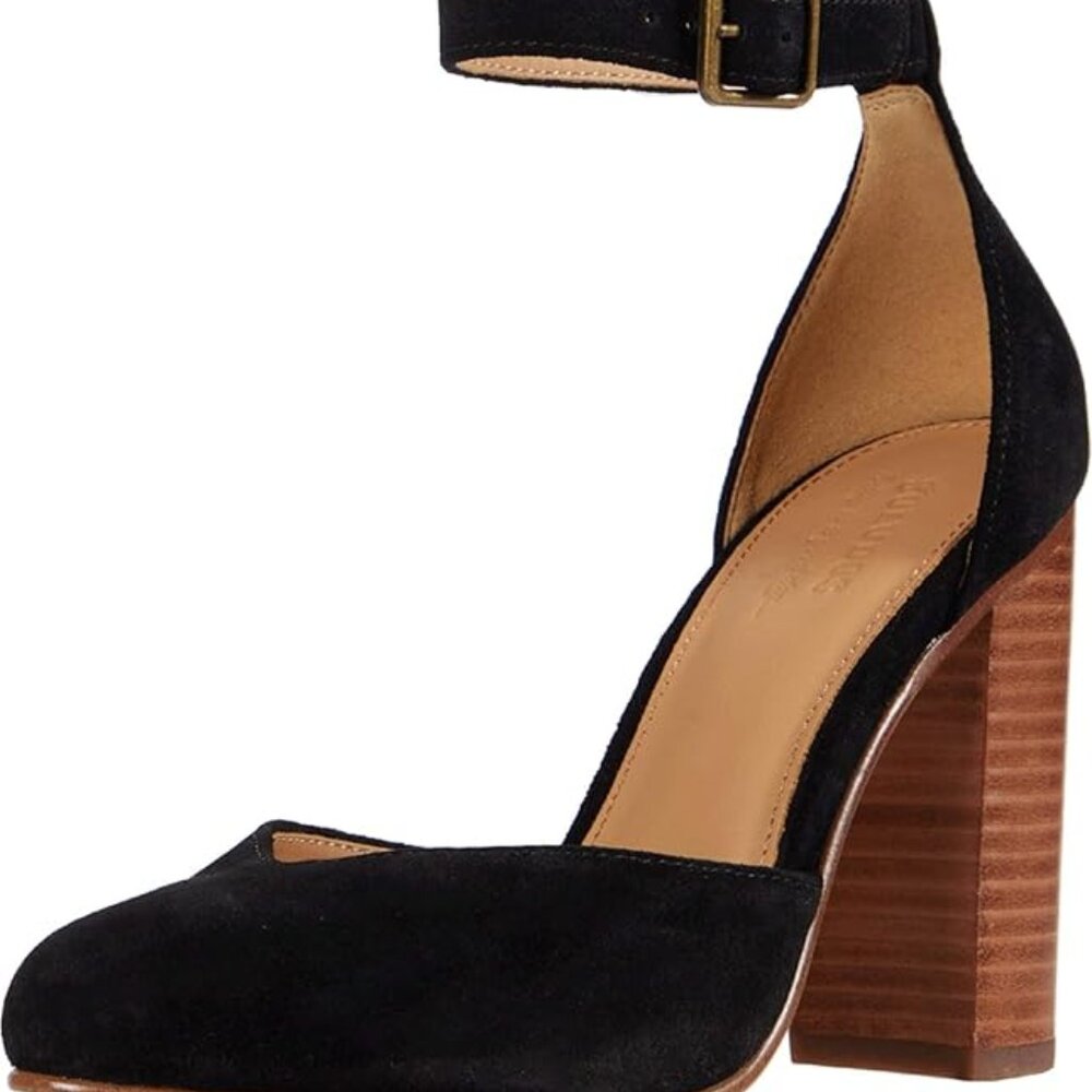 Soludos Collette Black Suede Heel